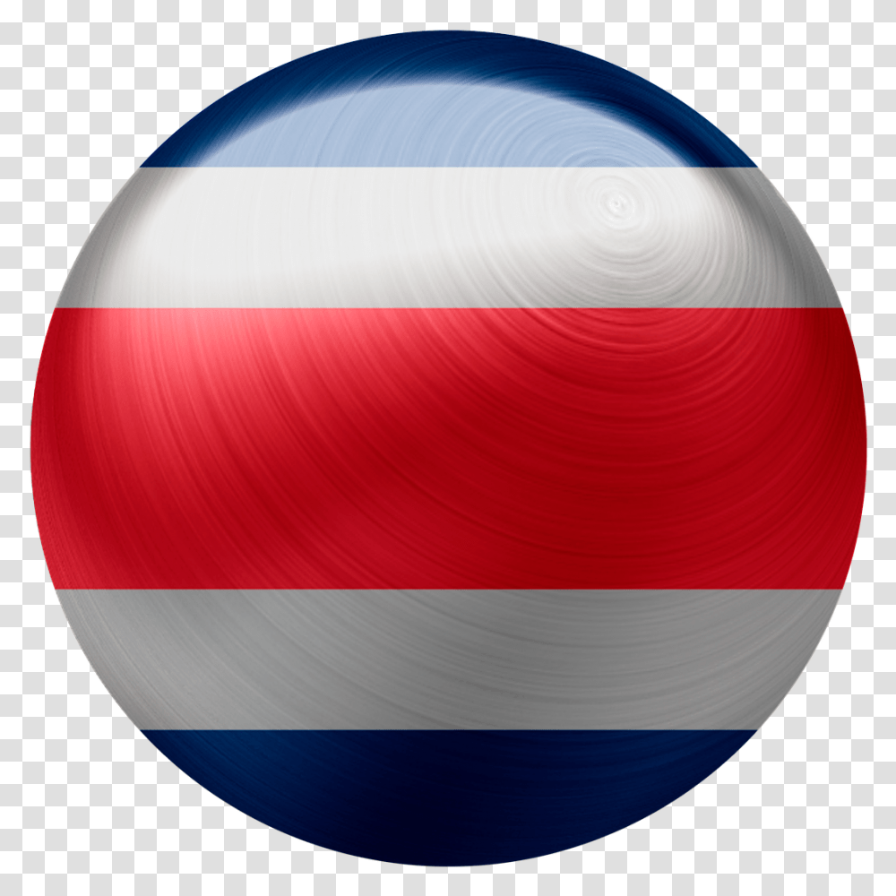 Costa Rica Flag Country Symbol National Nation Costa Rica Bandera, Sphere, Balloon Transparent Png