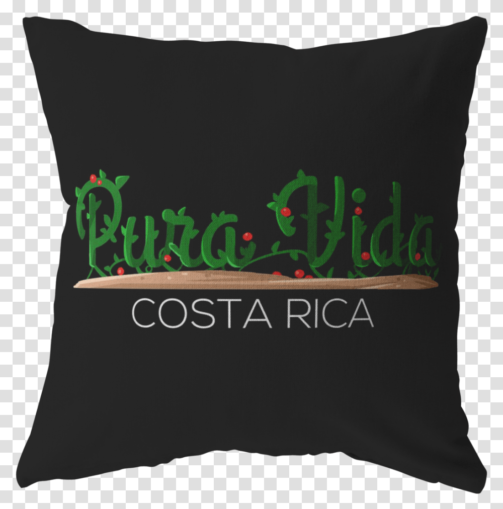 Costa Rica Pura Vida Flag Pure Life Costa Rican Pillow Cushion Transparent Png