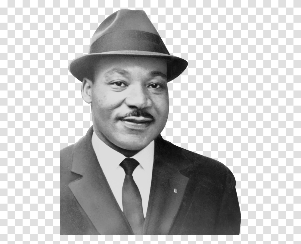 Costume Hatfedoramoustache Martin Luther King History Quote, Tie, Accessories, Suit, Overcoat Transparent Png