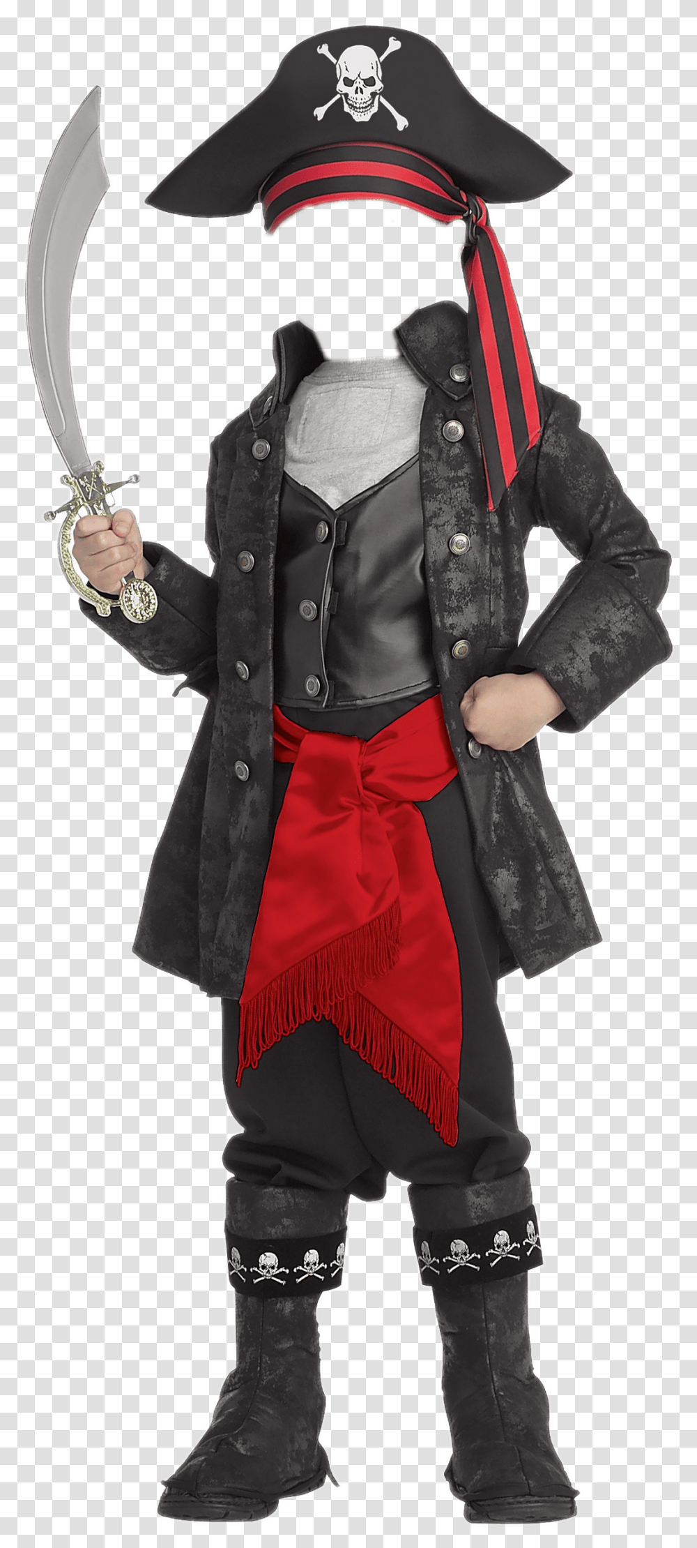 Costume Pirate, Coat, Overcoat, Person Transparent Png