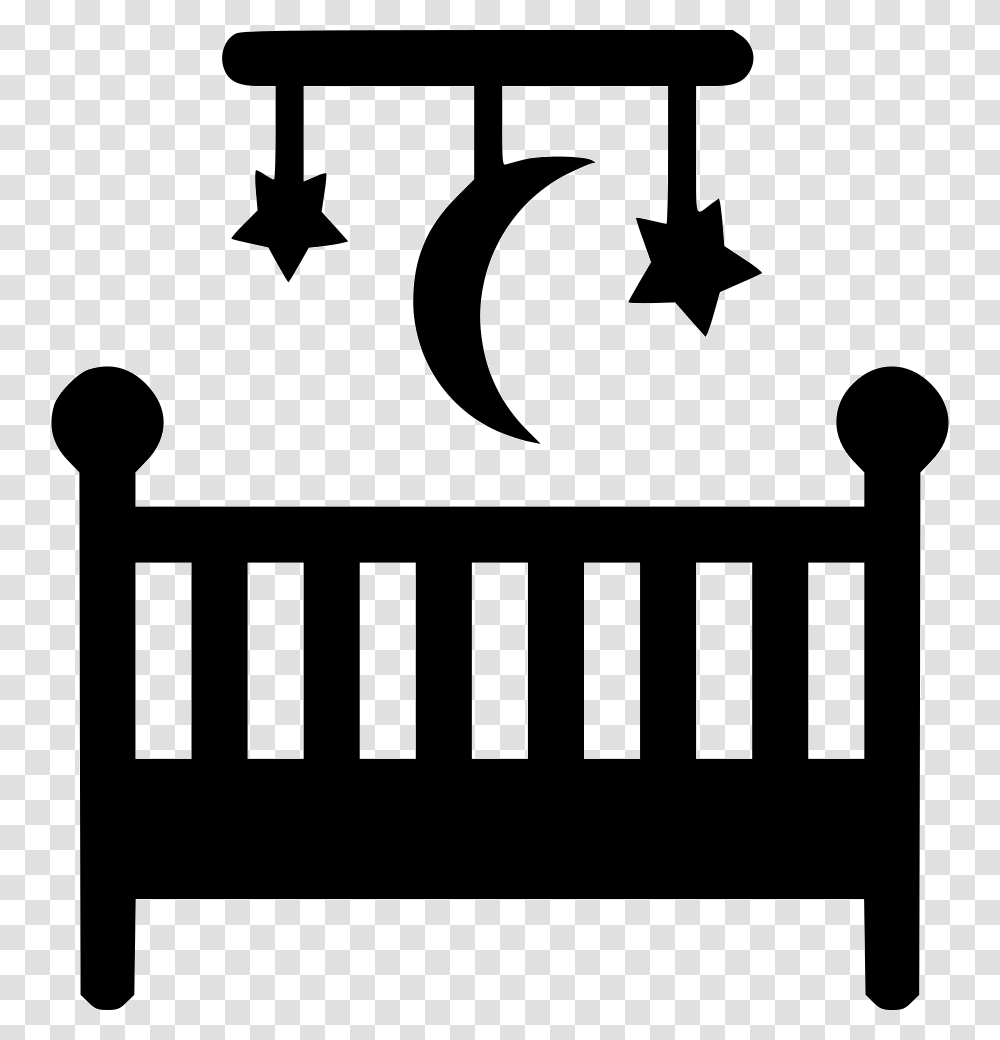 Cot Bed Cot Icon, Railing, Fence Transparent Png