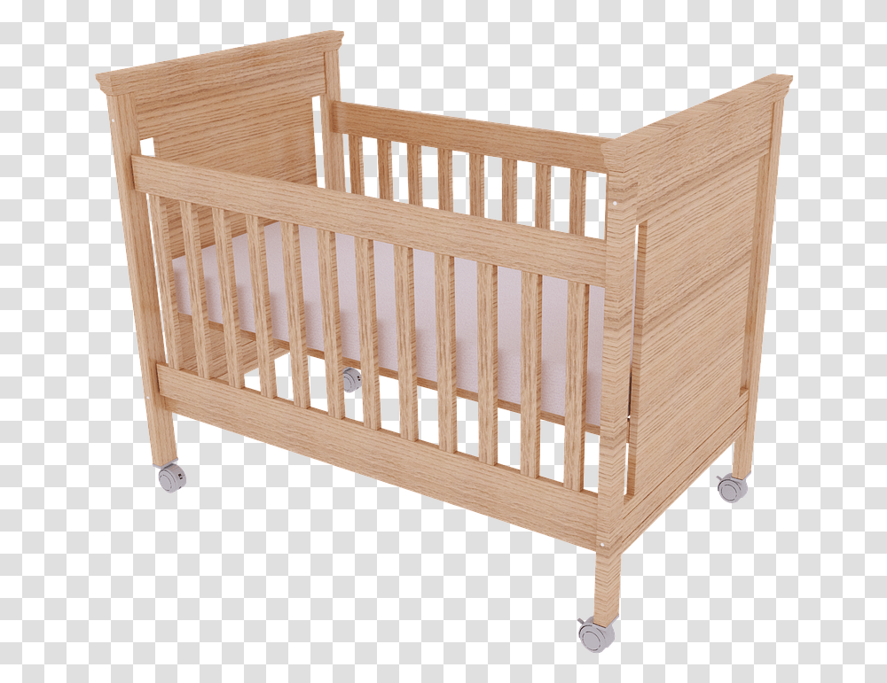 Cot Bed Wood Lit Bb, Furniture, Crib, Cradle Transparent Png
