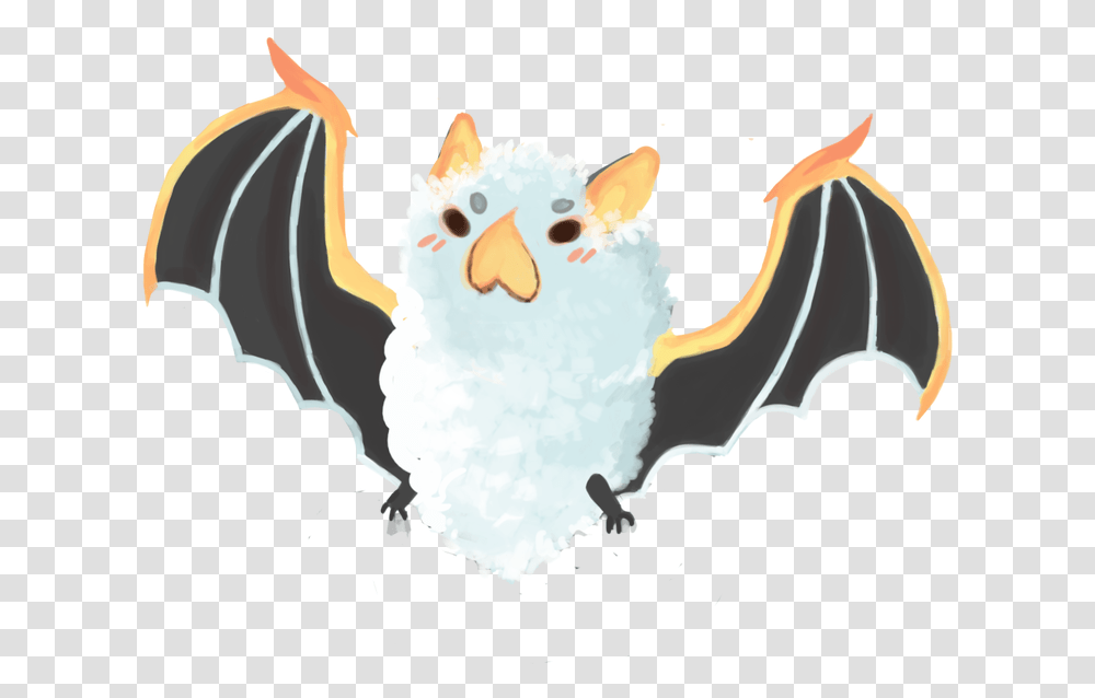 Cotton Ball Illustration, Animal, Mammal, Bat, Wildlife Transparent Png