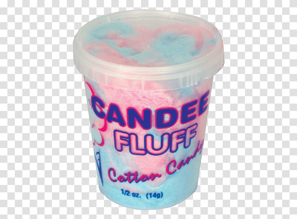 Cotton Candy And Candee Fluff Image Cotton Candy Ready To Eat, Dessert, Food, Yogurt, Cream Transparent Png
