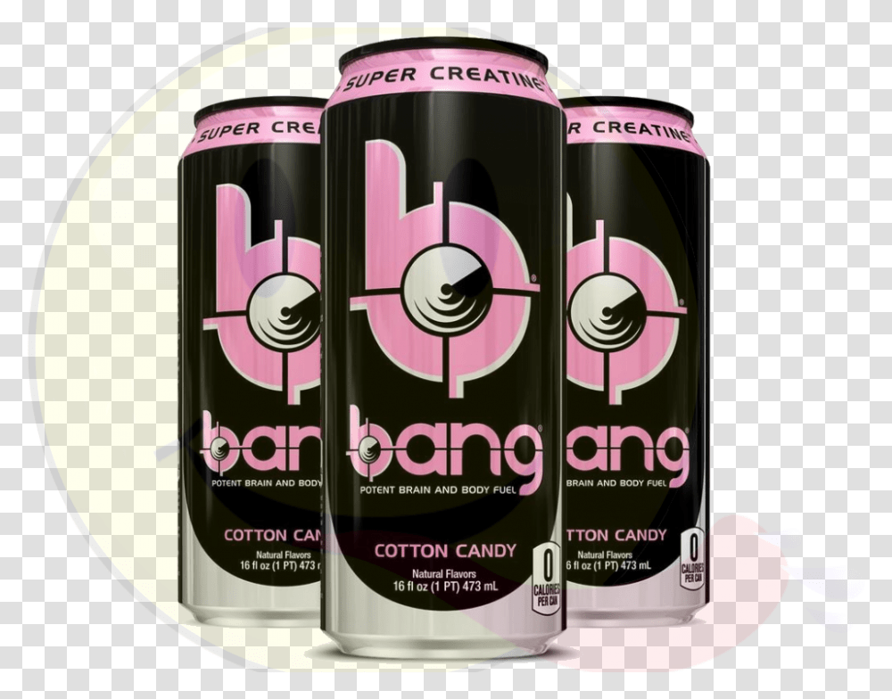 Cotton Candy Bang Energy Drink Guava, Tin, Spray Can, Aluminium, Beverage Transparent Png