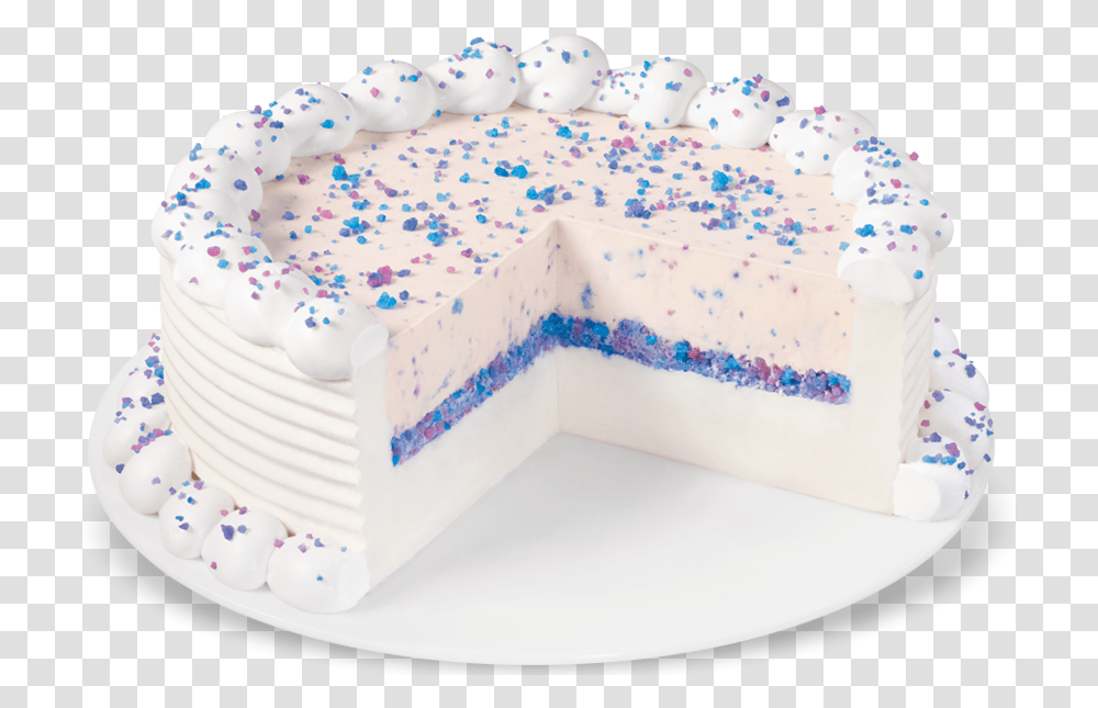 Cotton Candy Blizzard Ice Cream Cake, Birthday Cake, Dessert, Food, Icing Transparent Png