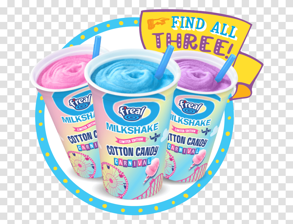 Cotton Candy Freal Flavors, Yogurt, Dessert, Food, Cream Transparent Png