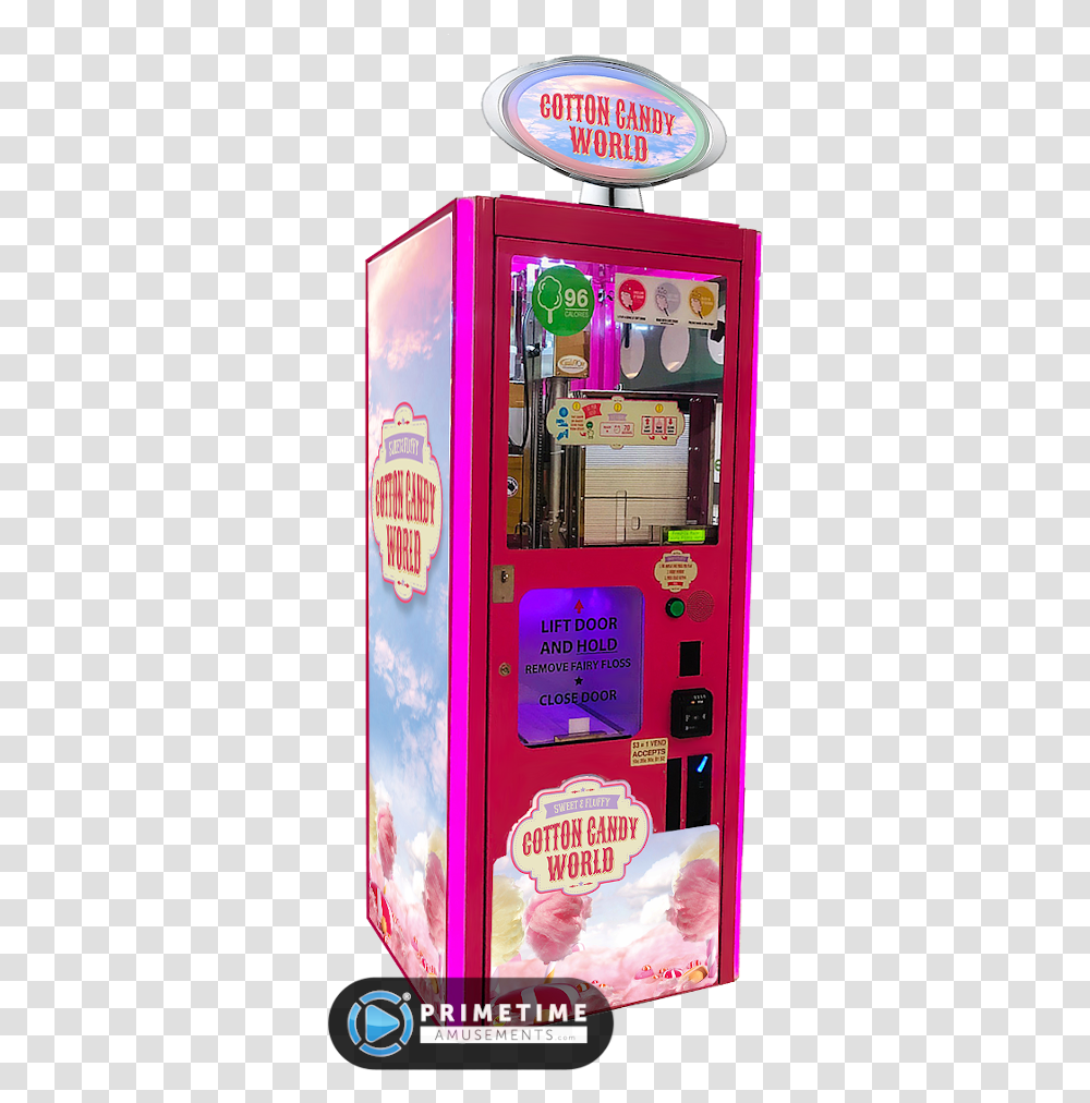 Cotton Candy World Cotton Candy Vending Machine By, Gas Pump, Mobile Phone, Electronics, Cell Phone Transparent Png