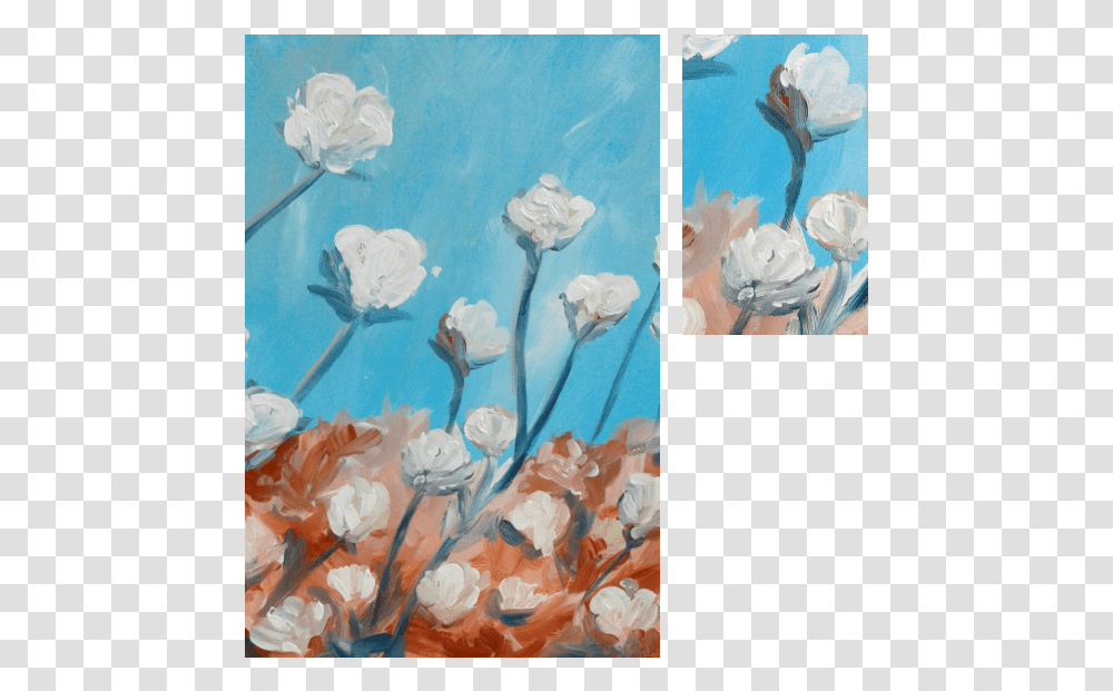 Cotton Garden Roses, Painting, Fish, Animal Transparent Png