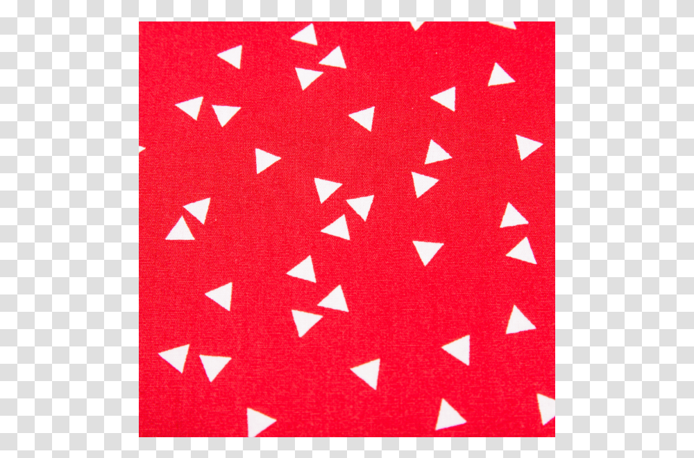 Cotton Poplin Printed Triangle Rain Red Tissu Bleu Triangle Blanc, Paper, Rug, Towel, Paper Towel Transparent Png