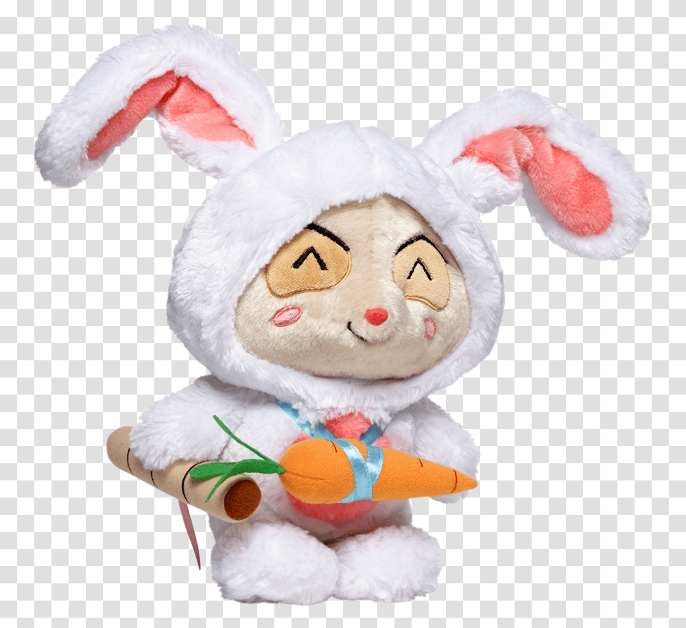 Cottontail Teemo Plush, Toy, Doll, Cushion, Pillow Transparent Png