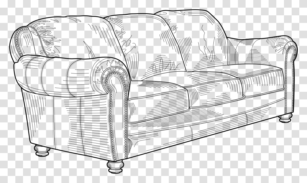 Couch Clip Art, Gray, World Of Warcraft Transparent Png