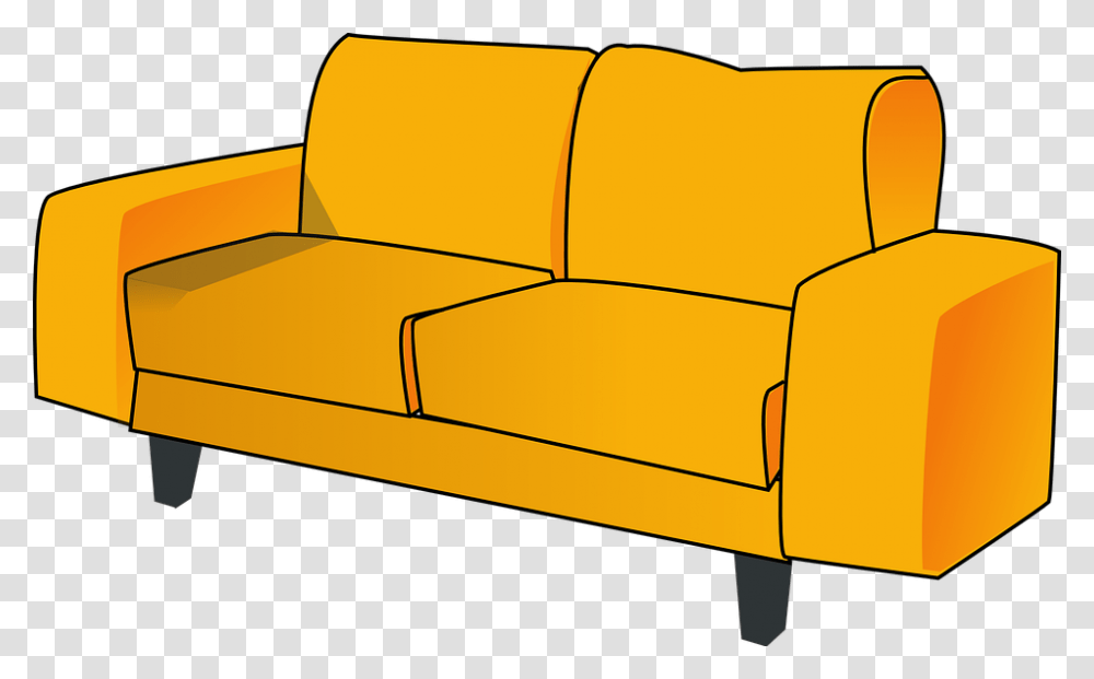 Couch Clipart, Furniture Transparent Png