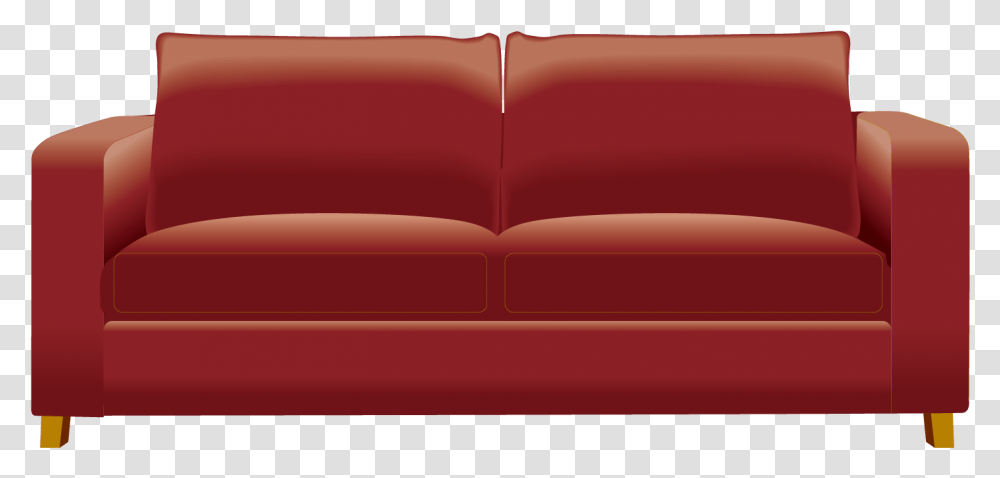 Couch, Furniture, Book, Cushion, Maroon Transparent Png