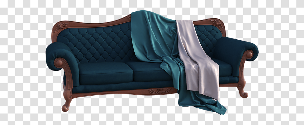 Couch Sofa Blankets Furniture Room Interior Home Studio Couch, Cushion, Apparel, Pillow Transparent Png