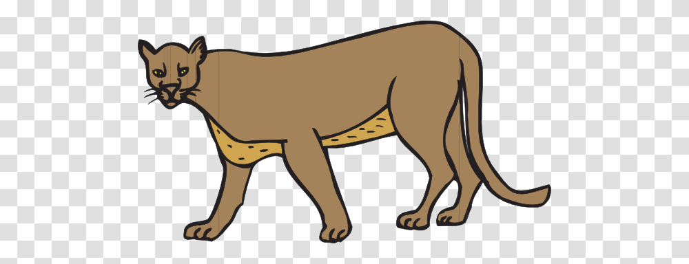 Cougar Animal Cliparts, Wildlife, Mammal, Buffalo, Aardvark Transparent Png