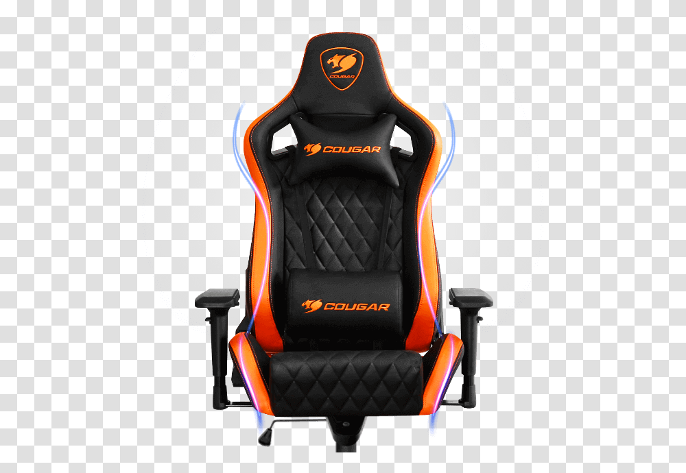 Cougar Armor S Gaming Chair, Car Seat, Cushion, Belt, Accessories Transparent Png