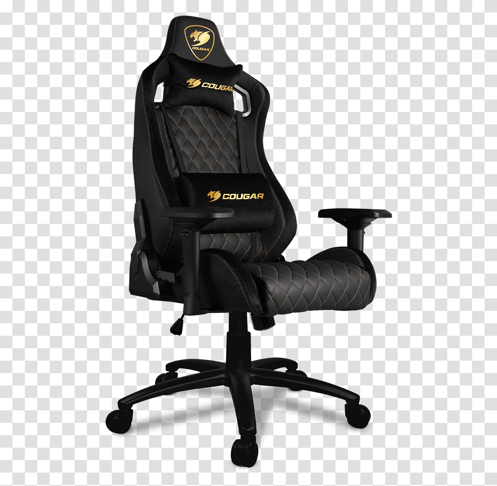 Cougar Armor S Gaming Chair, Furniture, Cushion, Armchair, Headrest Transparent Png