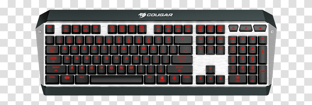 Cougar Attack X3 Mechanical Gaming Keyboard, Computer Keyboard, Computer Hardware, Electronics Transparent Png