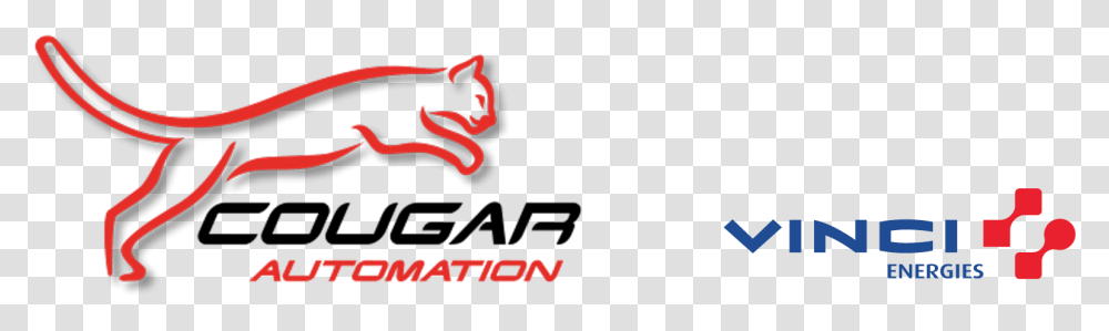 Cougar Automation Uk Vinci Construction, Label, Logo Transparent Png