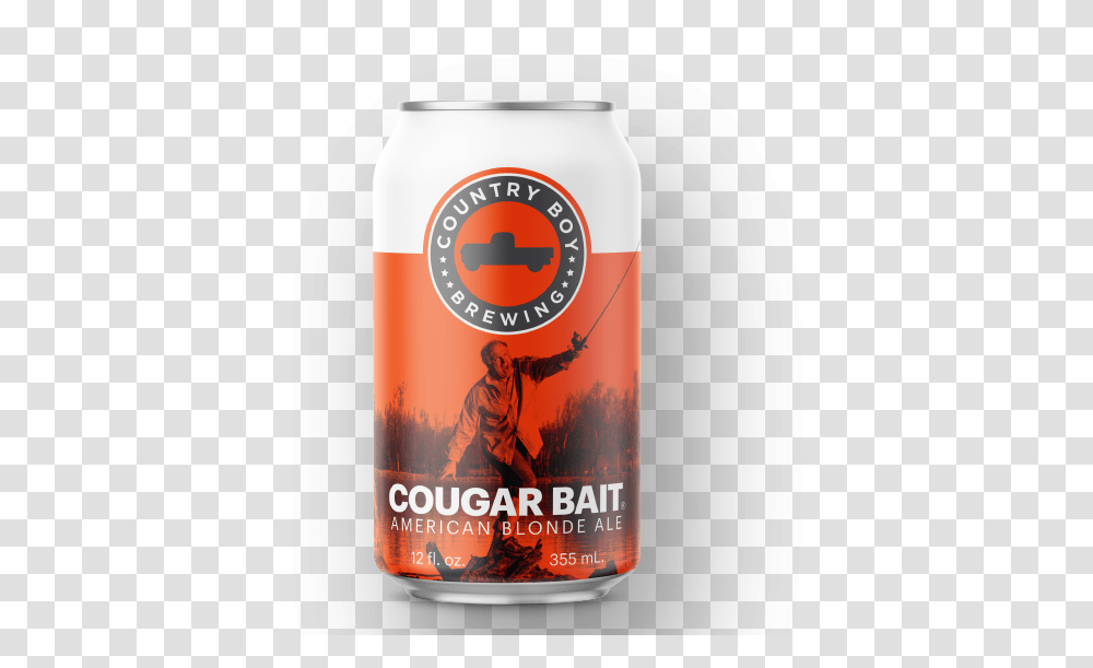 Cougar Bait Beer, Person, Human, Tin, Can Transparent Png