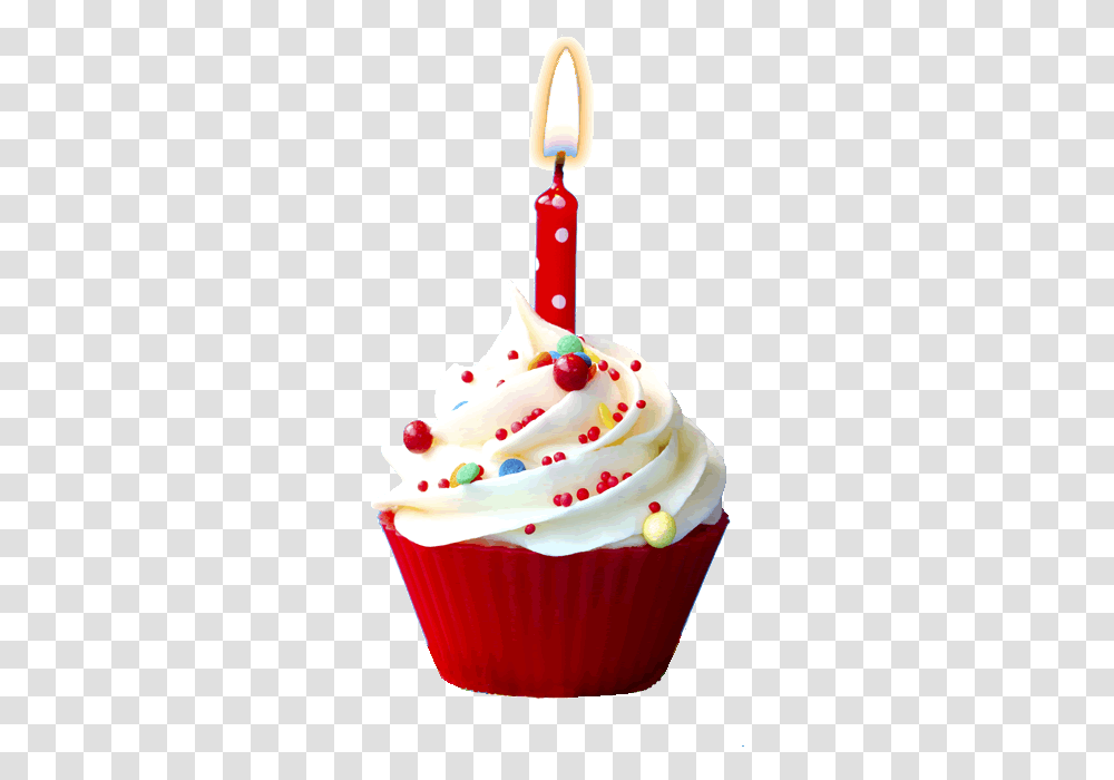 Cougar Bytes Friday August 24 2018 Clear Background Birthday Cupcake, Cream, Dessert, Food, Creme Transparent Png