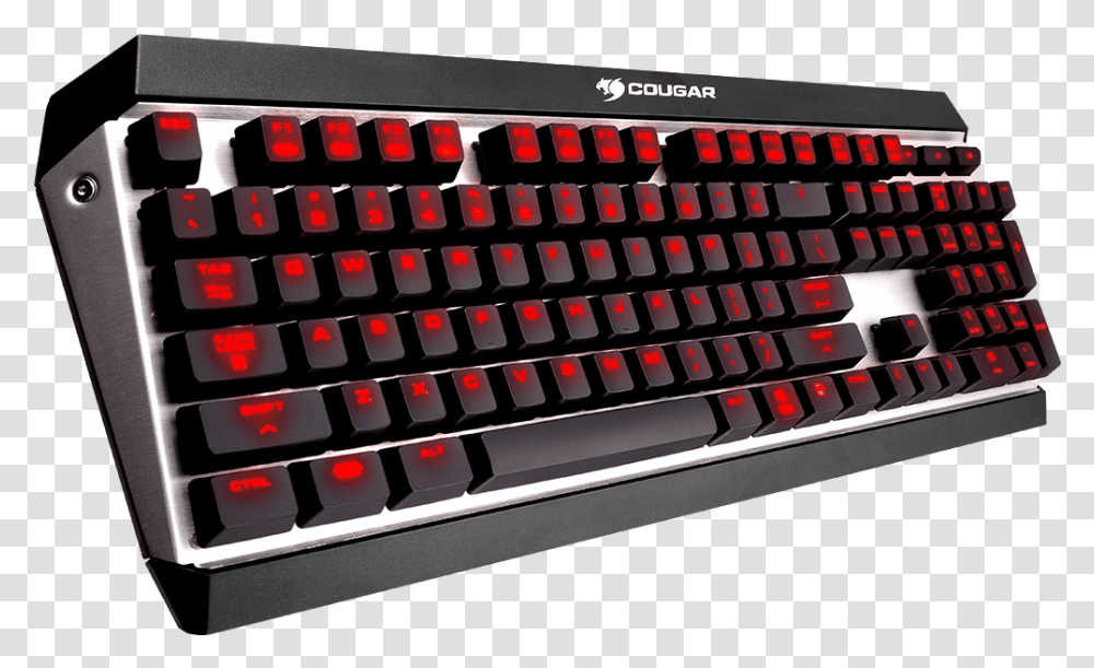 Cougar Mechanical Gaming Keyboard Attack X3 Cherry, Computer Keyboard, Computer Hardware, Electronics Transparent Png