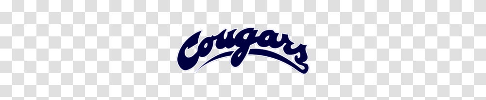 Cougars Txt In Blue Cut Free Images, Logo, Trademark Transparent Png