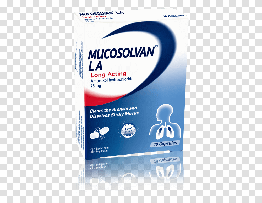 Cough Medicine Capsule Download Mucosolvan La 75 Mg, Label, Clock Tower, Potted Plant Transparent Png