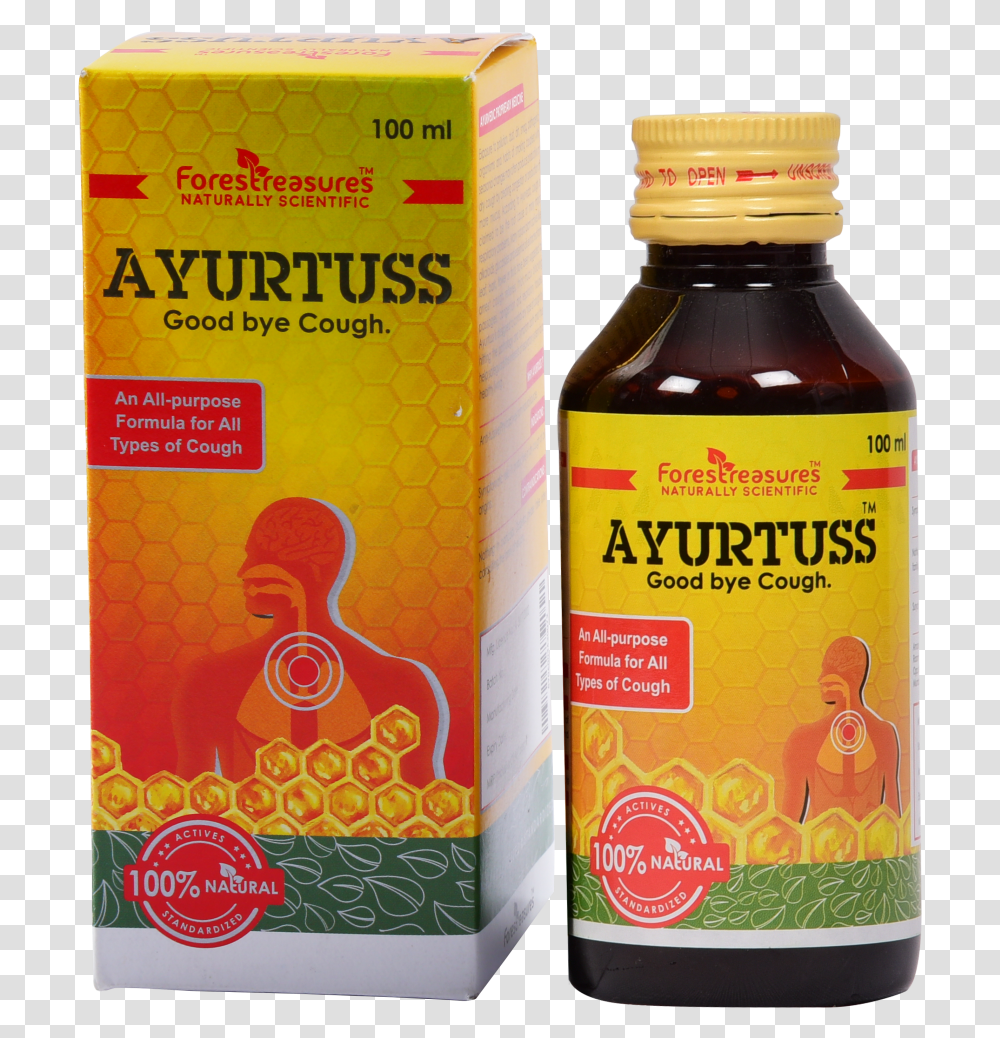 Coughing Ayurtuss Cough Syrup Uses, Book, Seasoning, Food, Beer Transparent Png