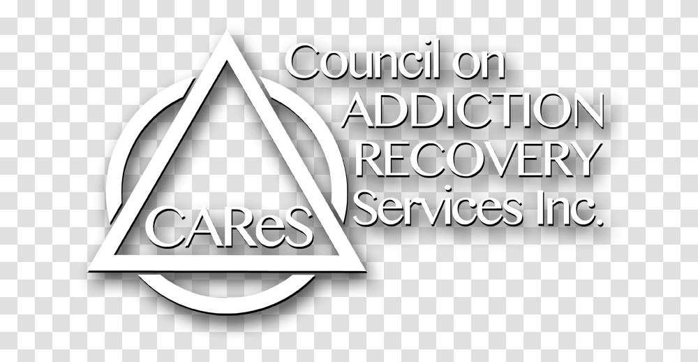 Council On Addiction Recovery Services Olean, Label, Triangle Transparent Png
