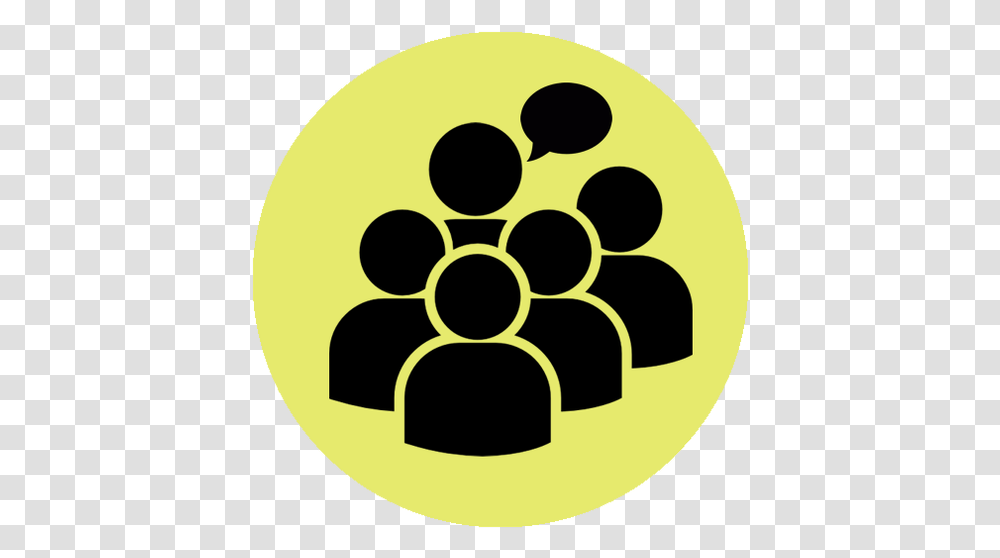 Counseling Support Groups People Icon Black And White, Symbol, Logo, Trademark, Text Transparent Png