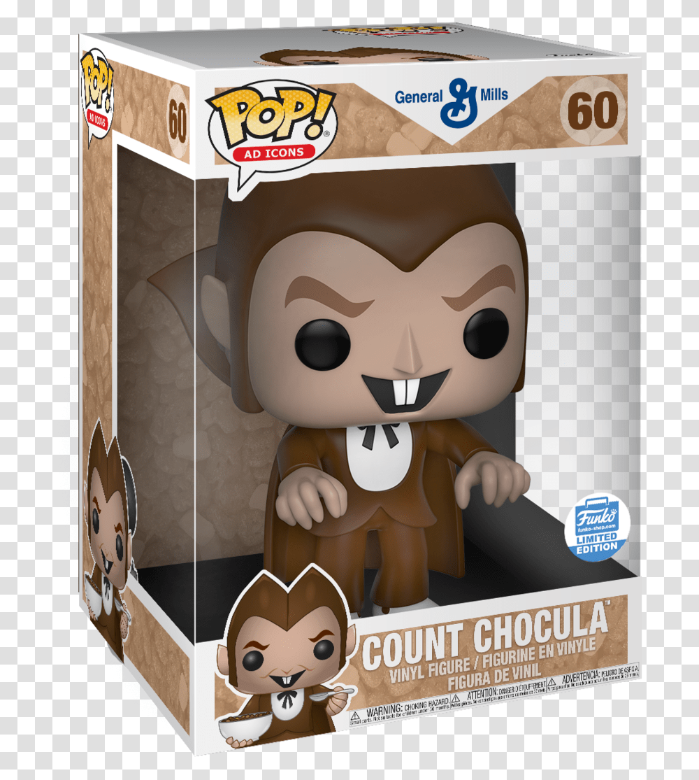 Count Chocula Funko Pop 10 Inch, Label, Outdoors, Nature Transparent Png