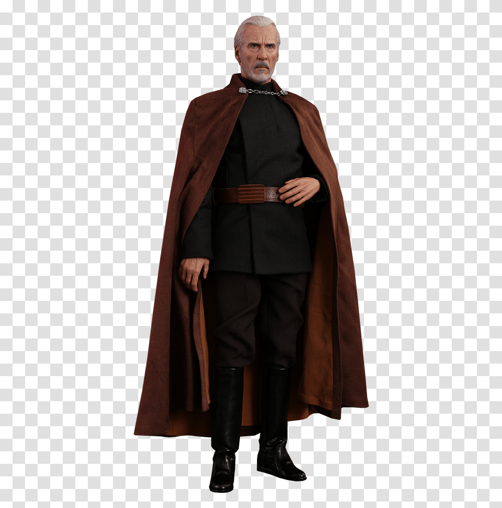 Count Dooku, Cape, Overcoat, Fashion Transparent Png