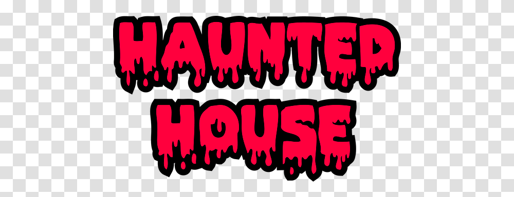 Countdown Haunted House Clip Art, Text, Alphabet, Poster, Plant Transparent Png