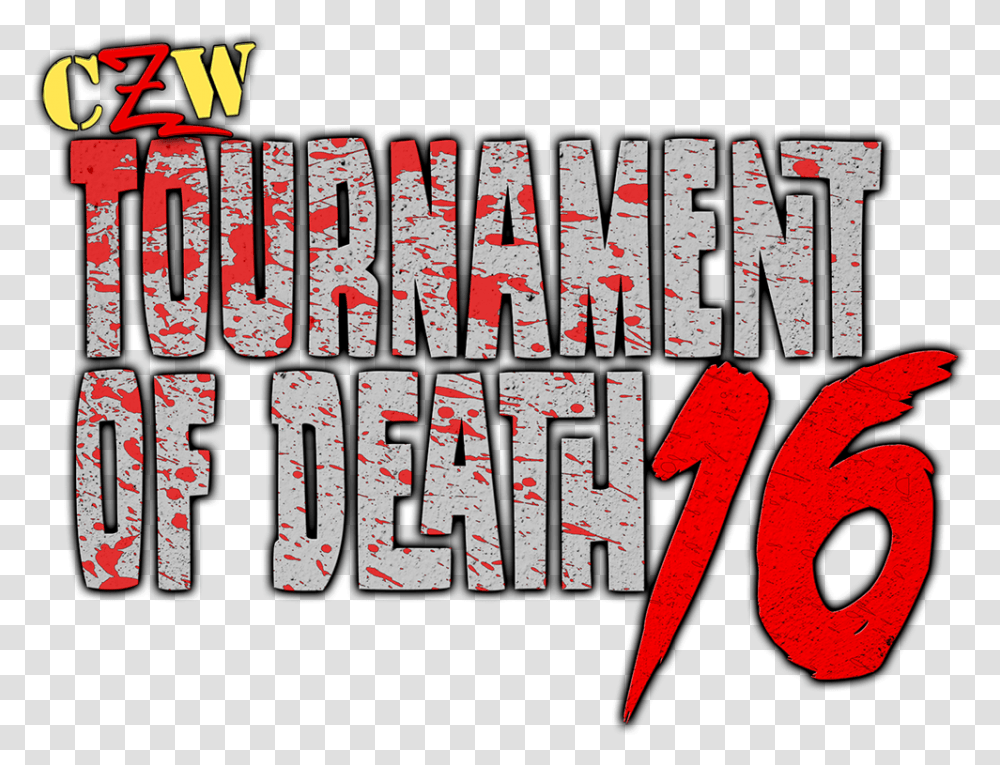Countdown To Czw Tournament Of Death Czw Tournament Of Death Logo, Text, Alphabet, Word, Poster Transparent Png