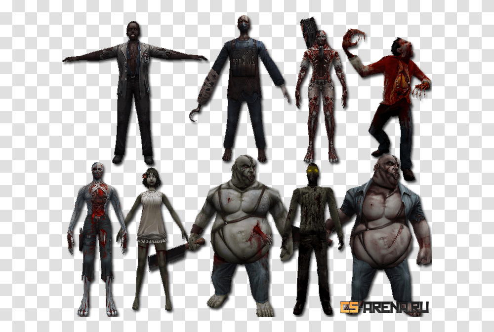 Counter Strike Counter Strike 1.6 Zombies, Person, Human, Torso, Collage Transparent Png