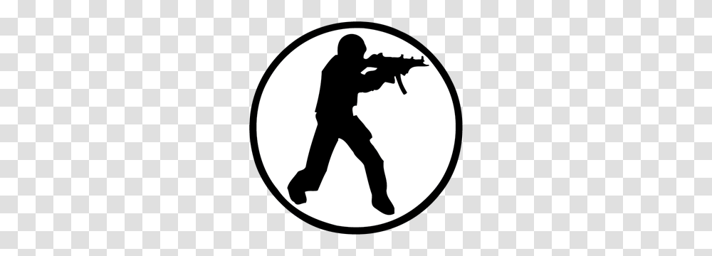 Counter Strike Global Offensive Logo Vector, Person, Human, Ninja, Silhouette Transparent Png
