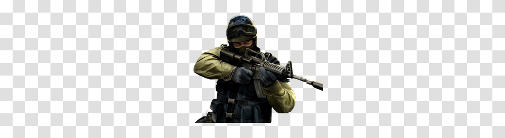 Counter Strike Images Free Download, Person, Human, Gun, Weapon Transparent Png