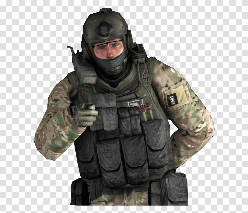 Counter Strike Man, Helmet, Apparel, Person Transparent Png