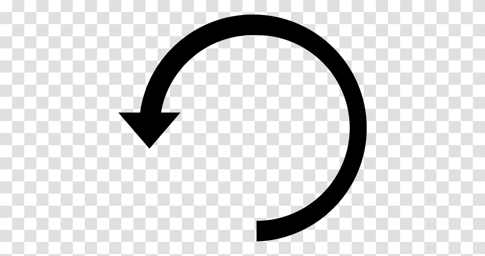 Counterclockwise Counterclockwise Clock Time Icon And Vector, Gray, World Of Warcraft Transparent Png