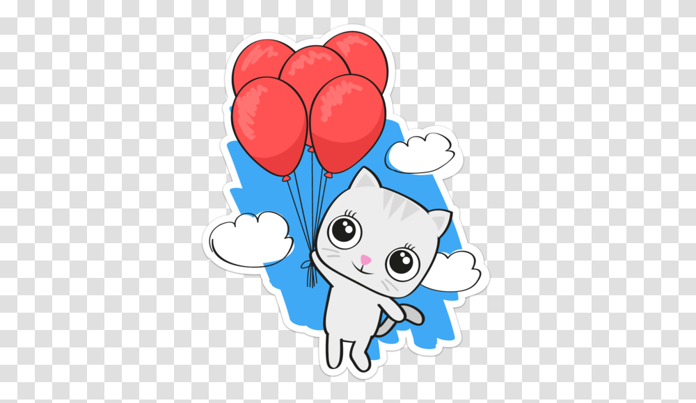 Counting My Blessings, Balloon, Cat Transparent Png