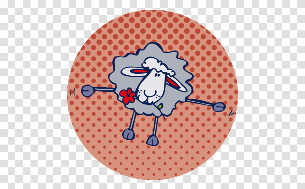Counting Sheep Round Picture Class= Golden Line, Label, Text, Symbol, Animal Transparent Png