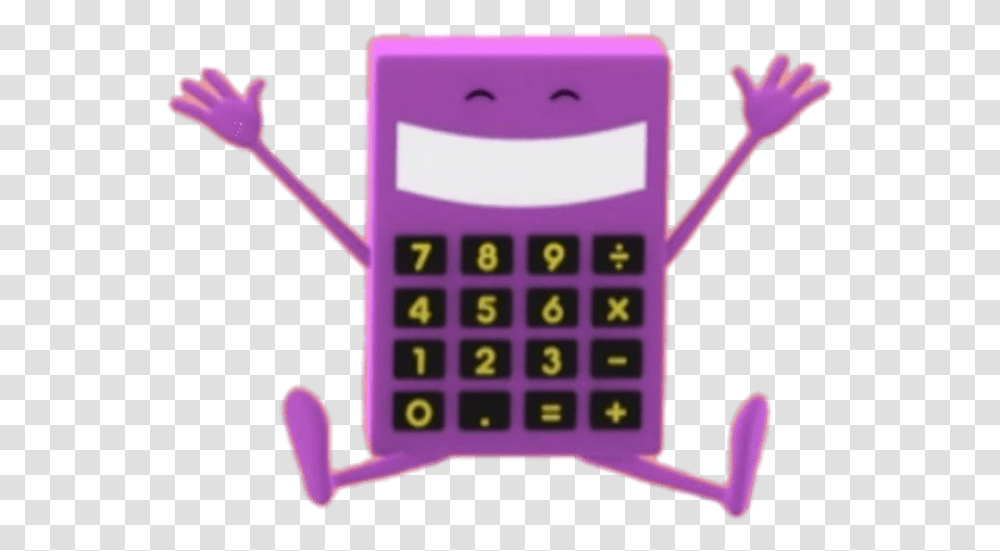 Counting With Paula Character Calc The Calculator Counting With Paula Calc, Electronics Transparent Png