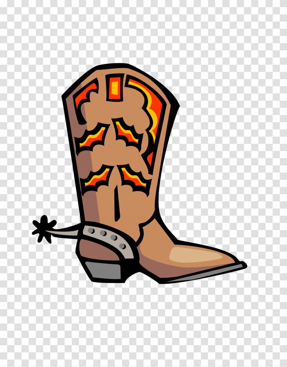 Country Cartoon Cliparts, Apparel, Cowboy Boot, Footwear Transparent Png