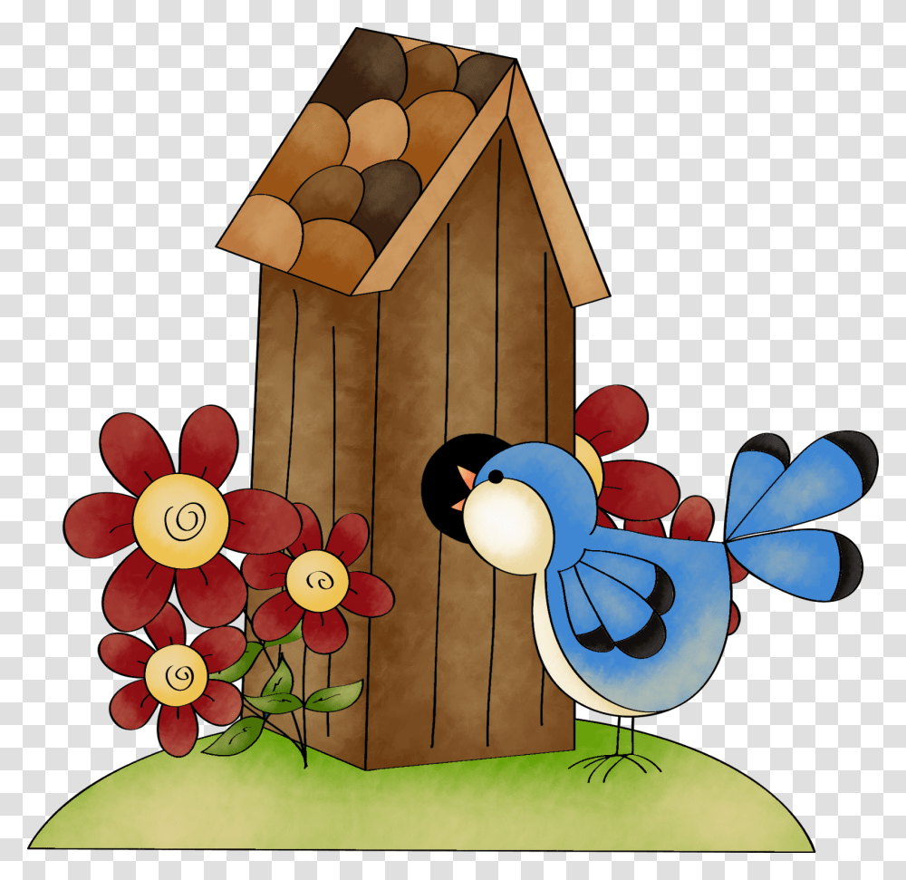 Country Clipart Spring Bird House Clip Art Free, Lamp, Jay, Animal, Blue Jay Transparent Png