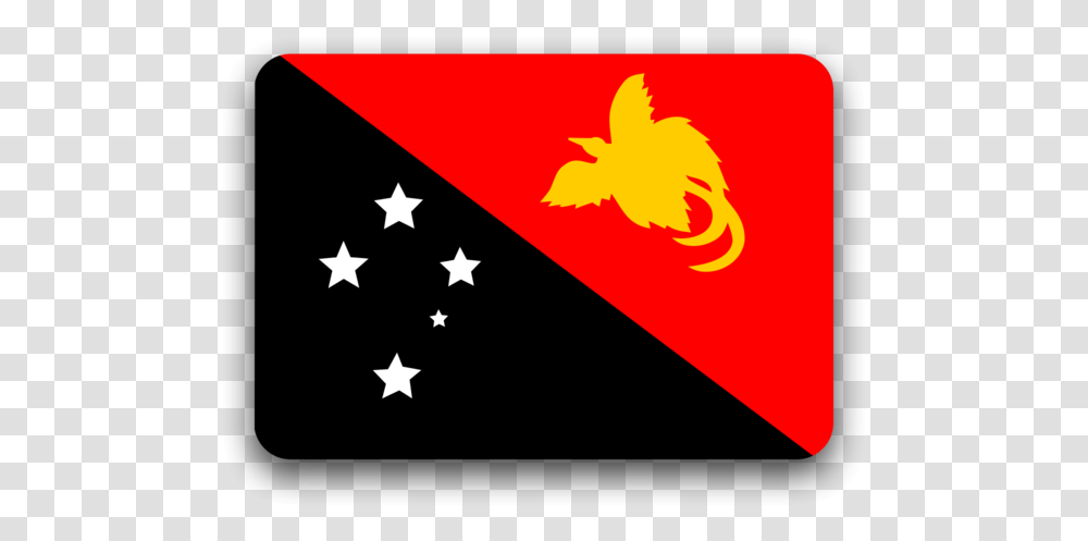 Country Code Papua New Guinea Flag Papua New Guinea, Symbol, Star Symbol, American Flag Transparent Png