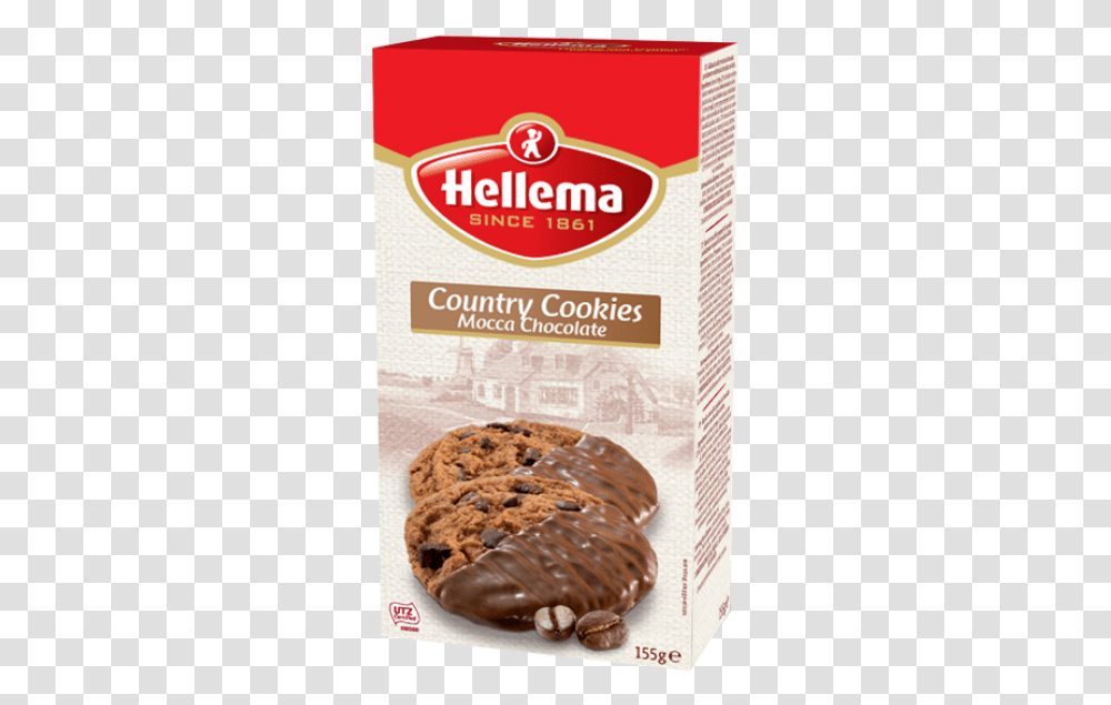 Country Cookies Mocca Chocolate 155g Hellema Country Cookies Coconut Chocolate, Food, Bread, Dessert, Bakery Transparent Png