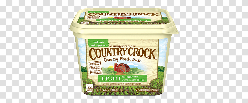 Country Crock Light Country Crock Dairy Free, Plant, Food, Vase, Jar Transparent Png