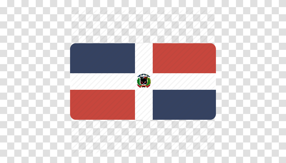Country Dominican Flag National Rectangle Rectangular, Logo, Trademark, American Flag Transparent Png